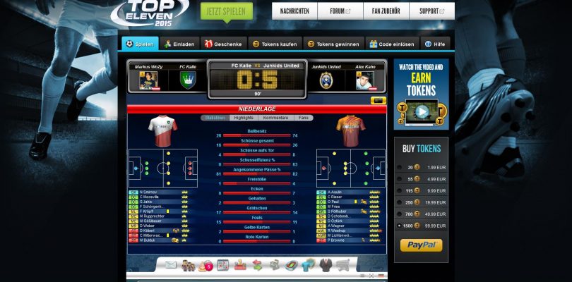 Test: Top Eleven 2015 – Ist der Manager im Browser eine Alternative?