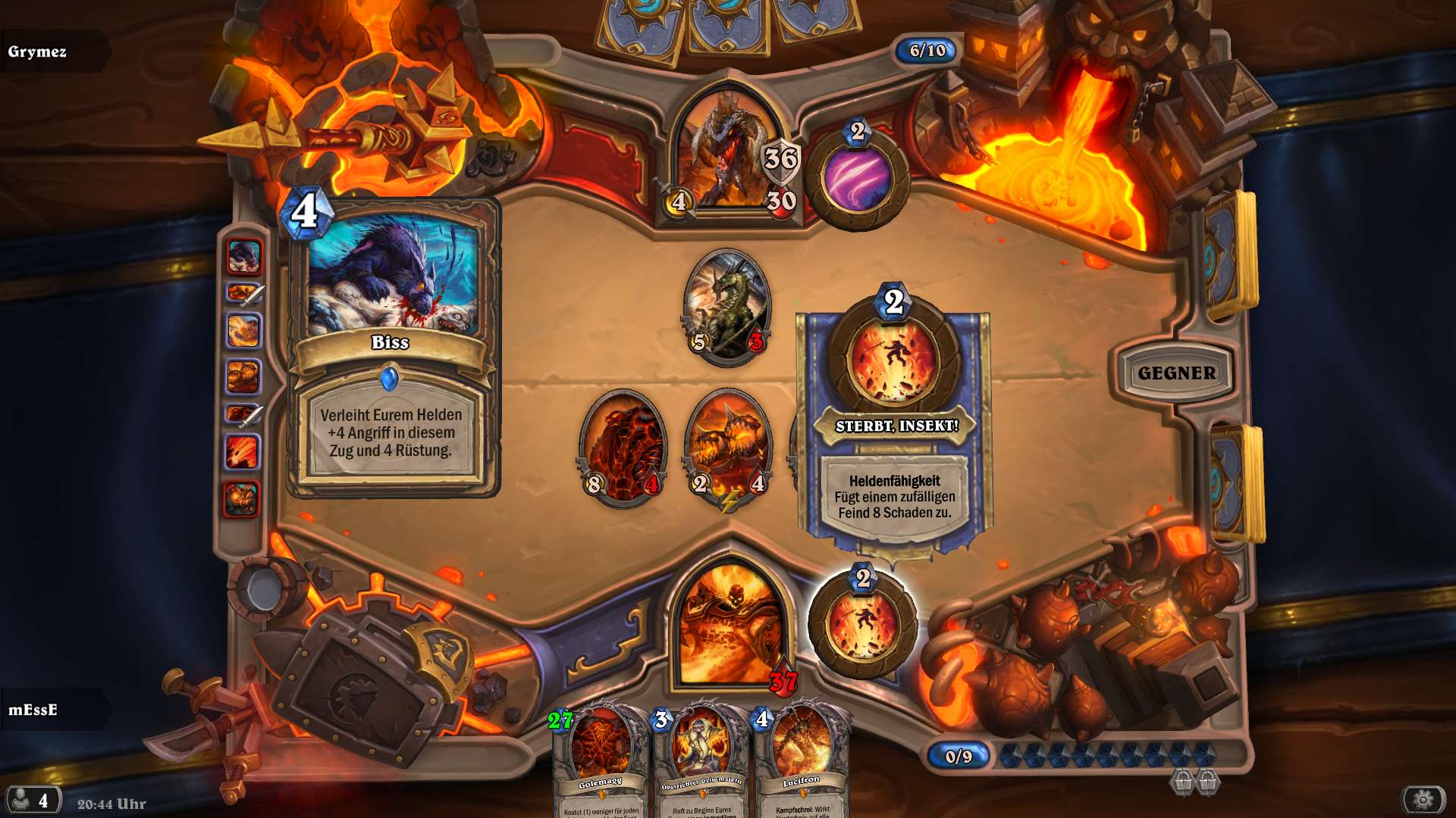 Hs leading. Атрамед Хартстоун. Перегрузка Hearthstone. Атрамед ВОВ