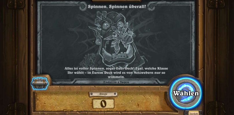 Let`s Play – Hearthstone – Kartenchaos – Spinnen, Spinnen überall!