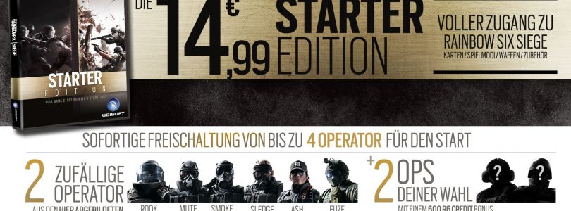 Rainbow Six Siege – Starter Edition für 15€ verfügbar