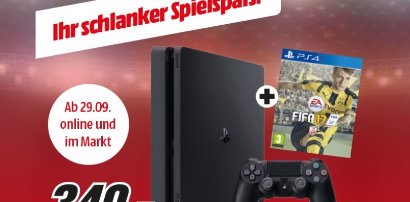Media Markt – Volltreffer-Bundle mit PS4 Slim und Fifa 17