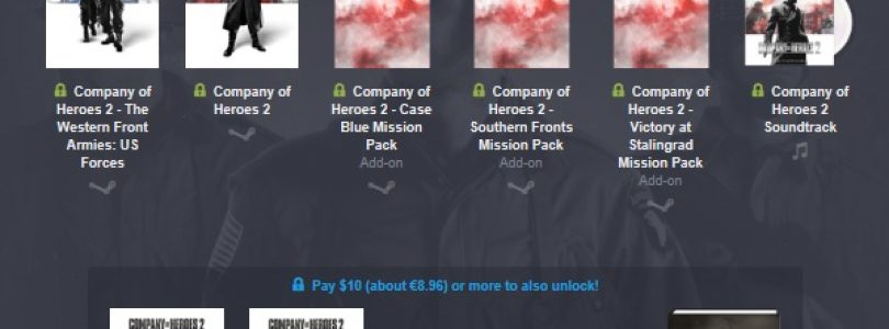 Humble Bundle – Riesiges Company of Heroes Paket im Angebot