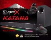 Exklusiv bei Caseking: Die Sound BlasterX Katana Soundbar nur für kurze Zeit mit Gratis-Beigaben für Vorbesteller