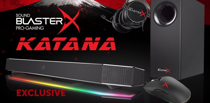 Exklusiv bei Caseking: Die Sound BlasterX Katana Soundbar nur für kurze Zeit mit Gratis-Beigaben für Vorbesteller