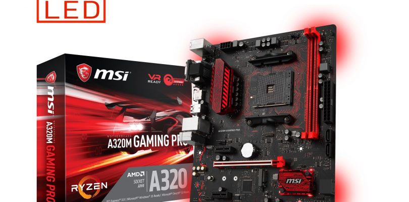 MSI bringt vier AM4-Motherboards mit AMD A320 Chipsatz für Einsteiger auf den Markt