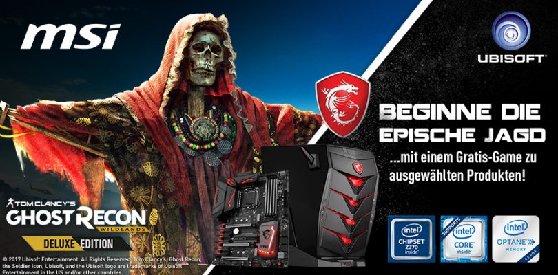 Promo-Aktion von MSI: Ghost Recon Wildlands gratis beim Kauf von Hardwareteilen