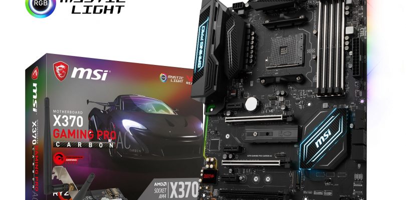 MSI erweitert Ryzen Line-Up mit 5 neuen Gaming Motherboards zu AMD Ryzen