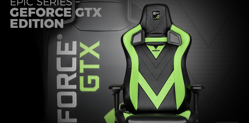 Exklusiv bei Caseking: Epic Gaming-Stuhl im GeForce GTX-Design