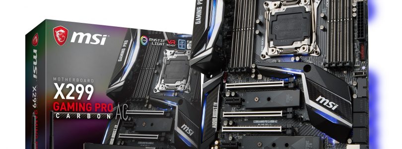 MSI startet mit seinen X299-Mainboards in den Handel