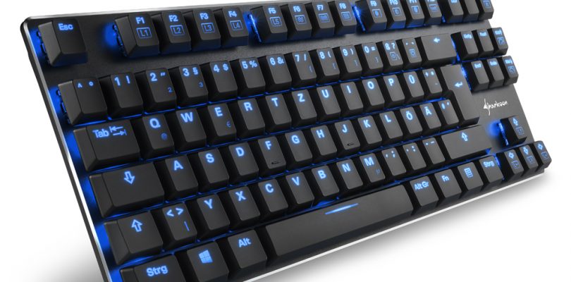 PureWriter TKL – Flach und beleuchtet startet von Sharkoon in den Handel