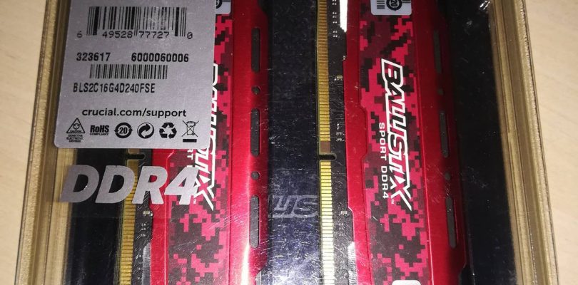 [Beendet] Gewinnspiel: Ballistix Sport DDR4 32GB-Kit – Wir „boosten“ euren PC