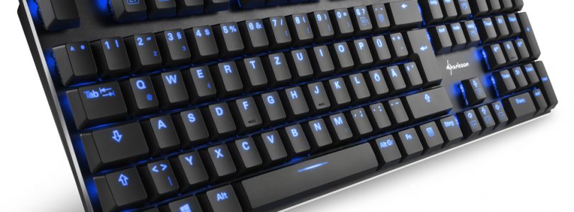 PureWriter – Low-Profile Tastatur von Sharkoon veröffentlicht