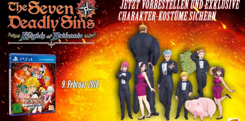 The Seven Deadly Sins: Knights of Britannia erscheint am 09. Februar