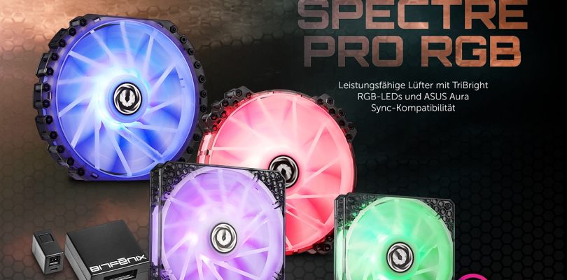 BitFenix Spectre Pro RGB Lüfter-Serie startet via Caseking