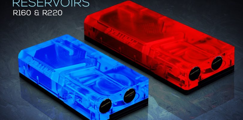 Glacier R160 und R220 Wasserkühlungs-Reservoirs von Phanteks starten bei Caseking