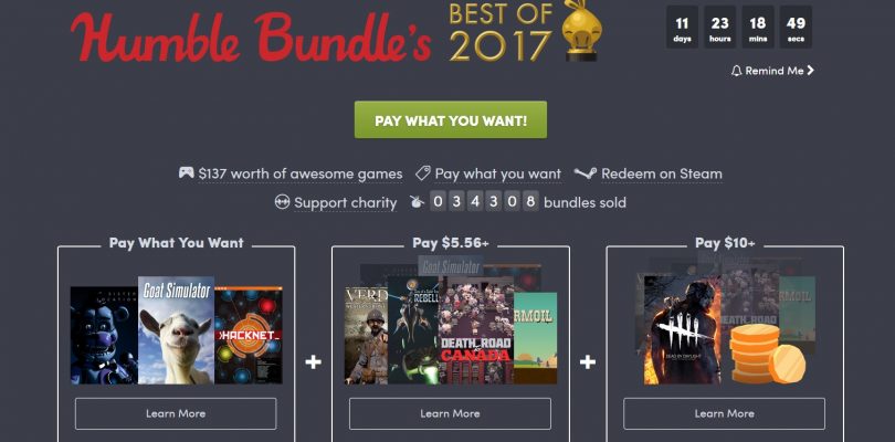 Humble „Best of 2017“ Bundle kommt unter anderem mit Dead by Daylight