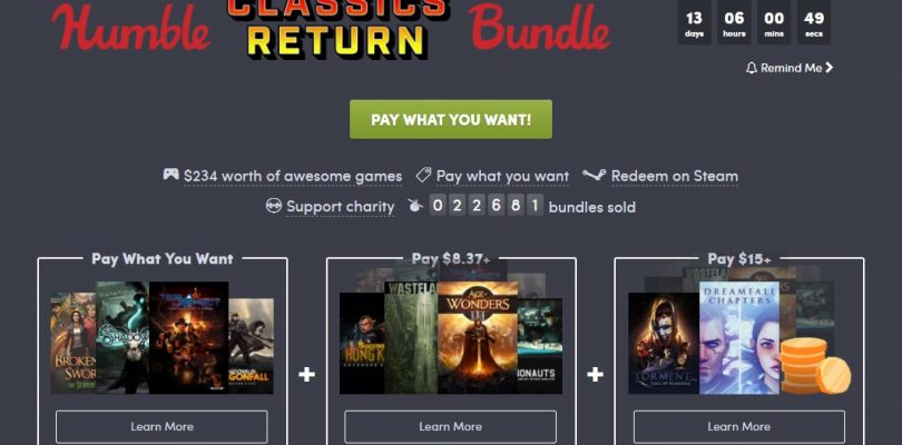 Humble Bundle – Classics Return-Paket mit Wasteland 2 und Torment: Tides of Numenera