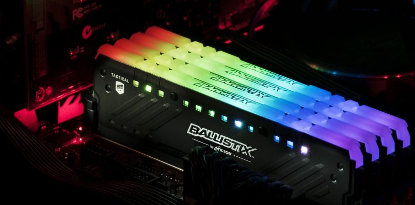 Ballistix Tactical Tracer RGB DDR4 Gaming-Arbeitsspeicher ist ab sofort verfügbar