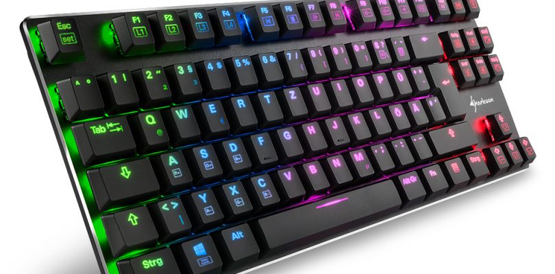 PureWriter TKL RGB – Sharkoon veröffentlicht neue mechanische Low-Profile-Tastaturen
