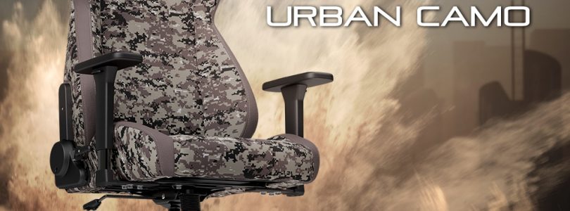 Nitro Concepts S300 Gaming-Stuhl mit digitaler Urban Camouflage startet bei Caseking