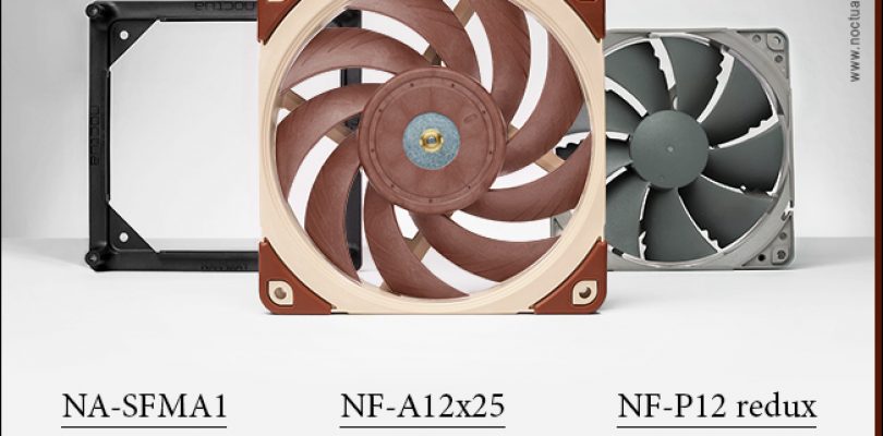 Noctua bringt neue Lüfter NF-A12x25 und NF-P12 redux auf den Markt
