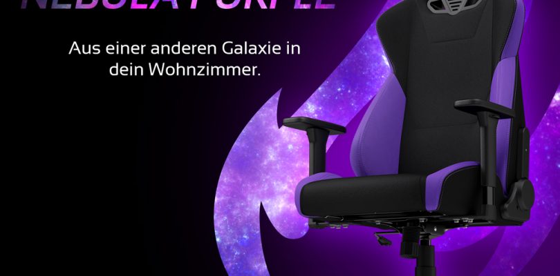 Nitro Concepts S300 – Gamer-Sessel erstrahlt in neuer Nebula Purple-Farbe