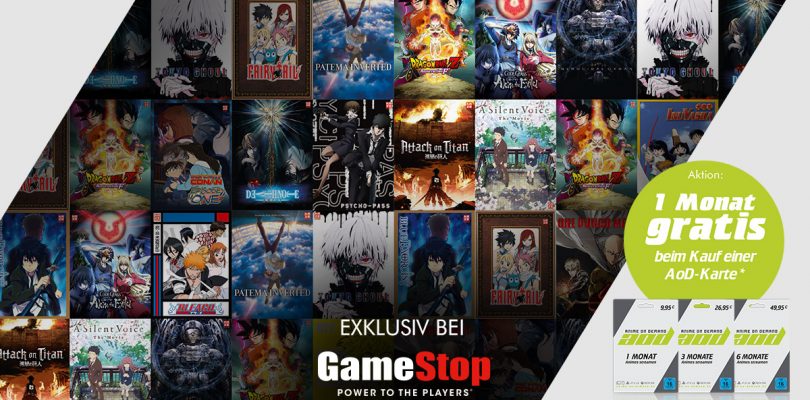 GameStop – Anime-on-Demand-Guthaben verfügbar, Gewinnspiel „I Love Anime“ gestartet