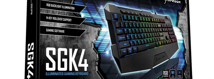 SKILLER SGK4 – Tastatur von Sharkoon startet um 29,99€ in den Handel