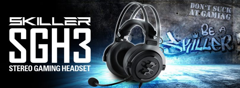 Sharkoon SKILLER SGH3 – Stereo Gaming Headset mit externer USB-Soundkarte