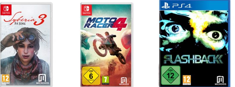 Microïds kündigt Syberia 3 und Moto Racer 4 für Nintendo Switch an