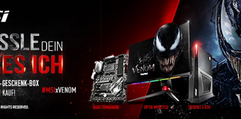 Venom – MSI startet Kooperation mit Sony und veranstaltet Gewinnspiel