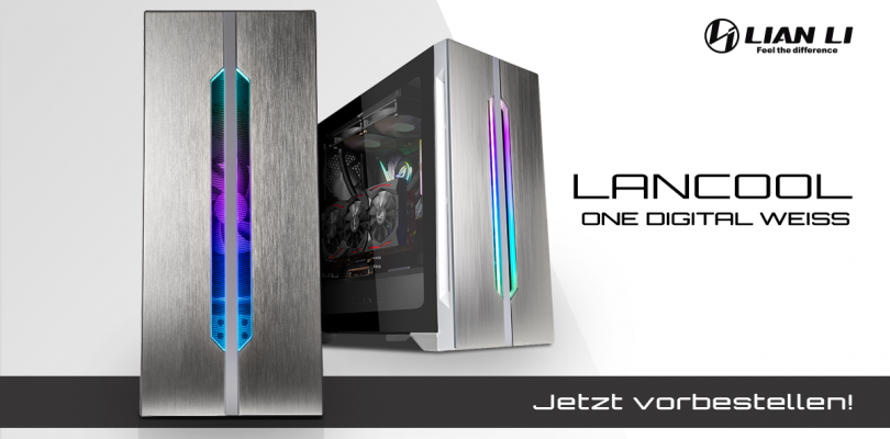 Lian Li LANCOOL ONE – Midi-Tower kommt als Digital White Edition