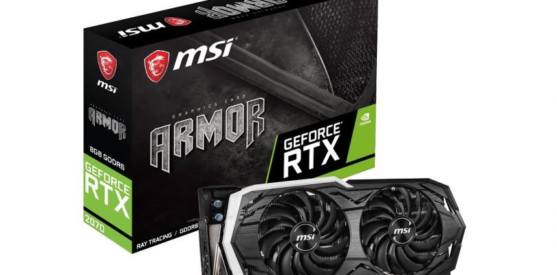 MSI präsentiert die NVIDIA GeForce RTX 2070 Grafikkarten im Custom-Design