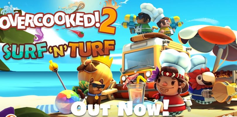 Overcooked 2 – Neues DLC „Surf ’n‘ Turf“ veröffentlicht