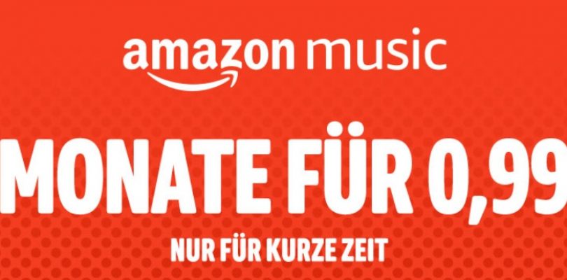 Amazon Music Unlimited – Drei Monate zum Kampfpreis von 99 Cent abgreifen