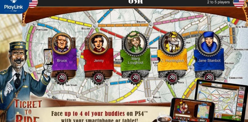 Ticket to Ride via Playlink für PS4 erschienen