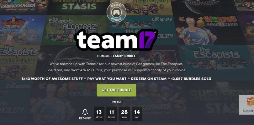 Humble Bundle – Paket von Team17 mit Worms und Escapists