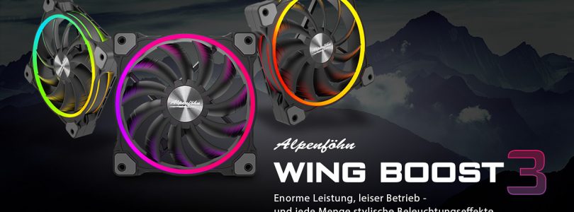 Alpenföhn Wing Boost 3 – RGB-Lüfter starten bei Caseking in den Verkauf