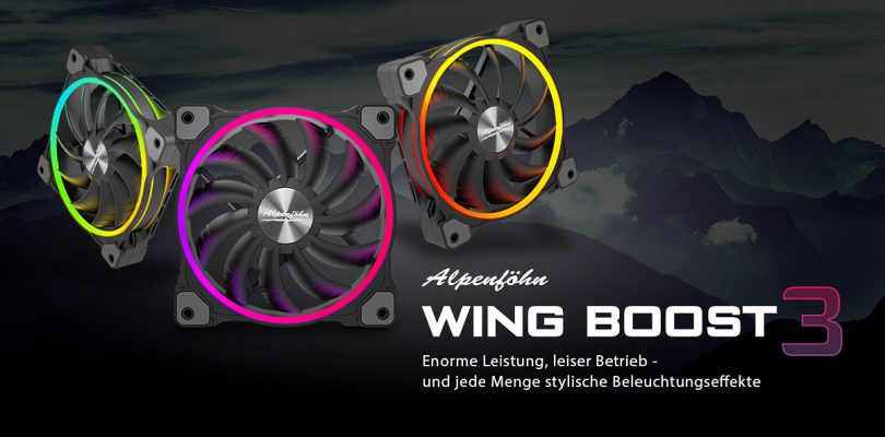 Alpenföhn Wing Boost 3 – RGB-Lüfter starten bei Caseking in den Verkauf