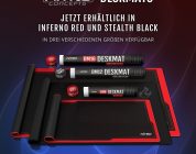 Nitro Concepts Deskmats verwandeln den kompletten Schreibtisch in ein Mousepad