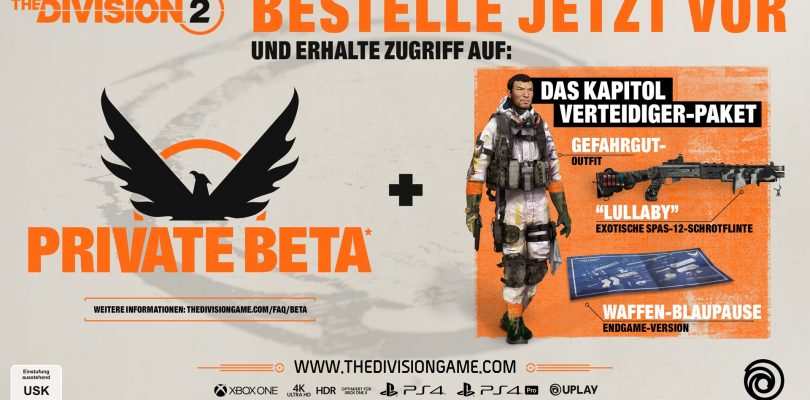 The Division 2 – Infos zur Private Beta