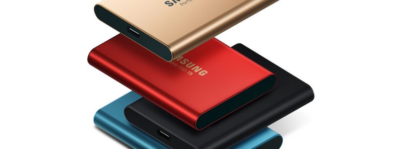 Samsung T5 – Portable SSD gibt es ab sofort in neuen Farben