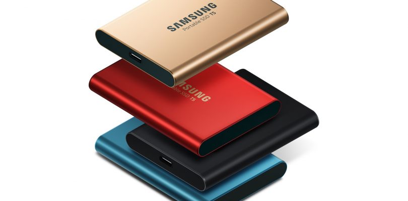 Samsung T5 – Portable SSD gibt es ab sofort in neuen Farben