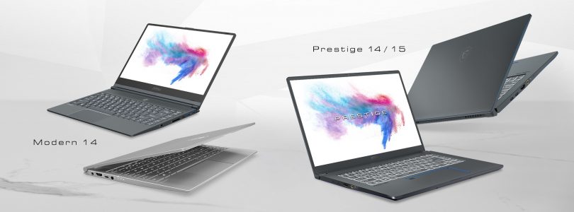 MSI bringt neue „Content Creation“-Laptops der Serie Prestige und Modern