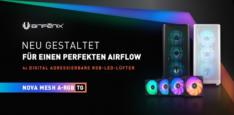 Nova Mesh TG A-RGB – Neuer Midi-Tower von BitFenix