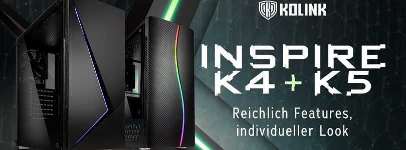 Kolink veröffentlicht neue ATX-Gehäuse Inspire K4 & K5