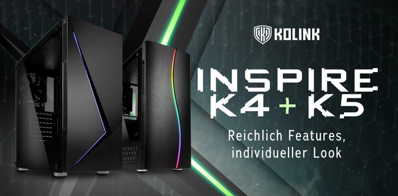 Kolink veröffentlicht neue ATX-Gehäuse Inspire K4 & K5
