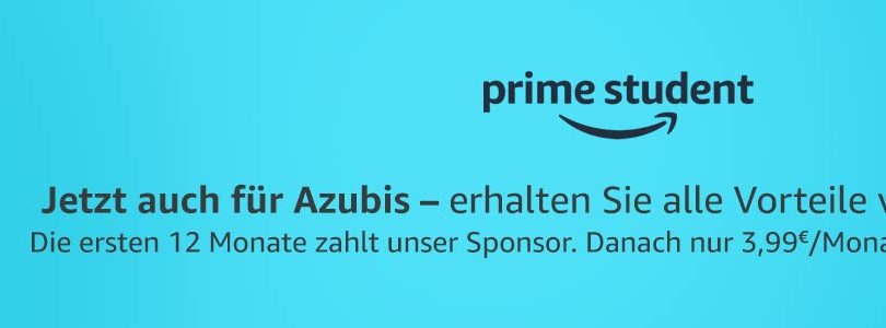 Amazon Prime für Studenten und Azubis im ersten Jahr kostenlos