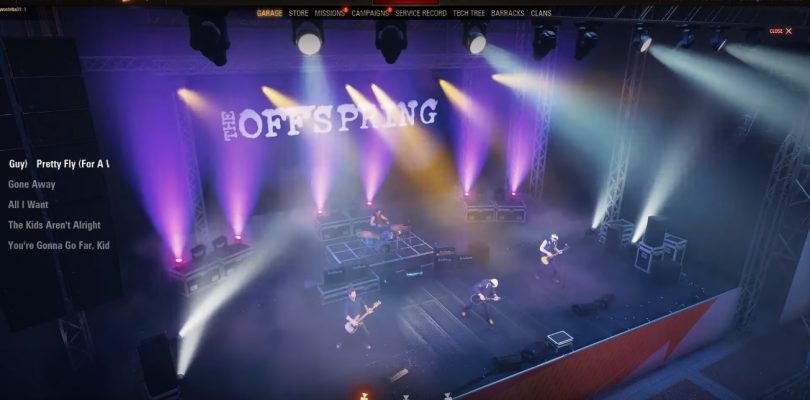 World of Tanks – Legendäre Punkrocker The Offspring geben In-Game-Konzert