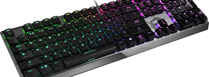 MSI kündigt neue „Low Profile“-Gamer-Tastatur VIGOR GK50 LP an